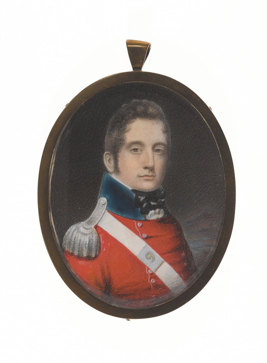 Lieutenant Charles Augustus Elderton, 9th Madras Native Infantry, 25 February 1811 by Unknown artist