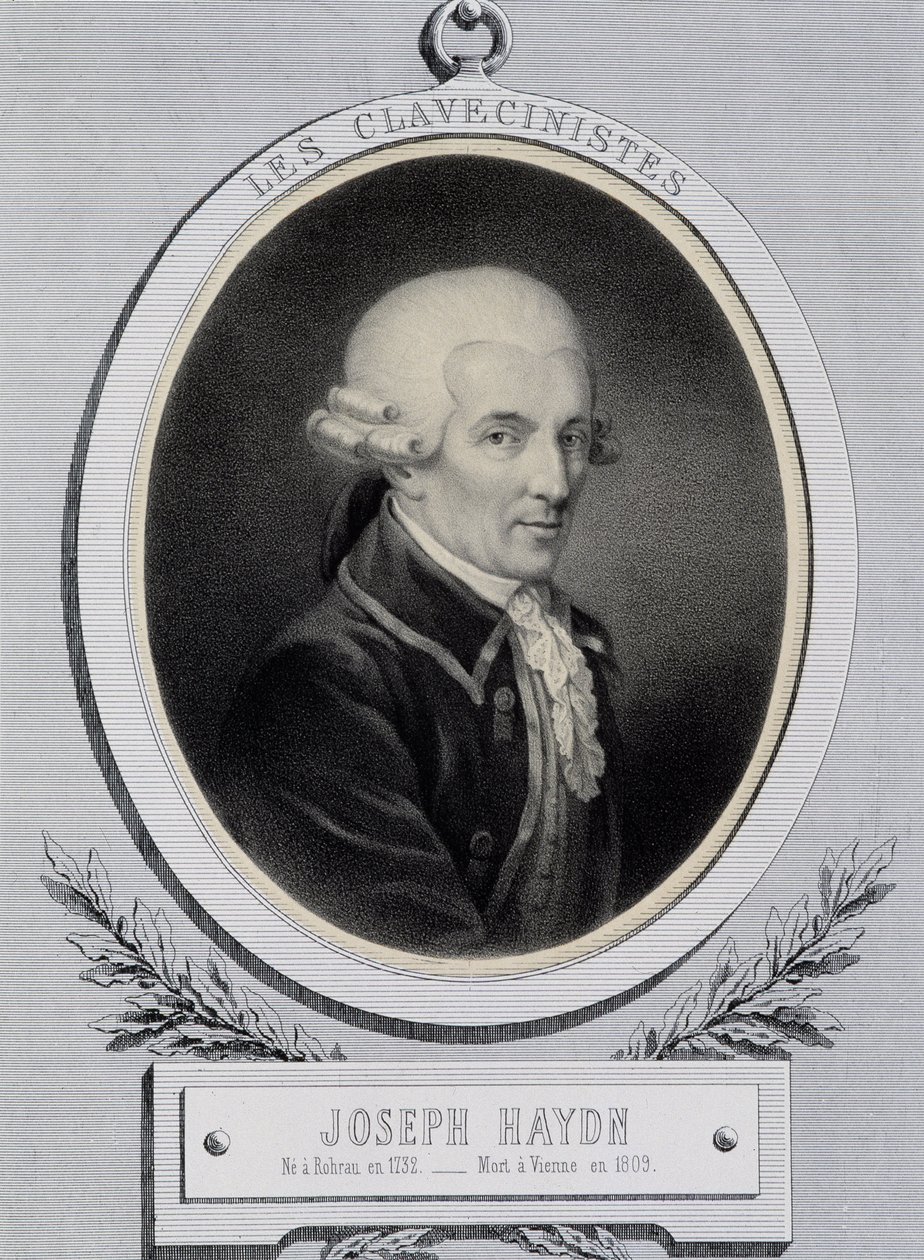 Locket Portrait of Musician Franz Joseph Haydn (1732-1809) by Unknown artist