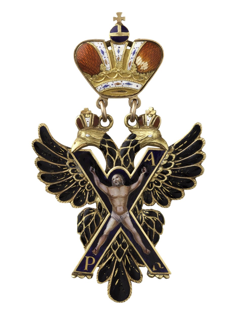 Badge of the Order of St. Andrew the Apostle the First-Called by Unknown artist