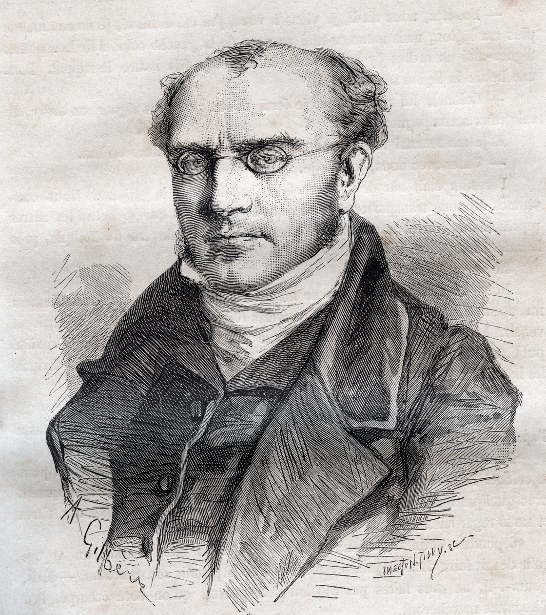 Louis-Chrysostome Michel de Bourges 1797-1853 French lawyer and politician by Unknown artist