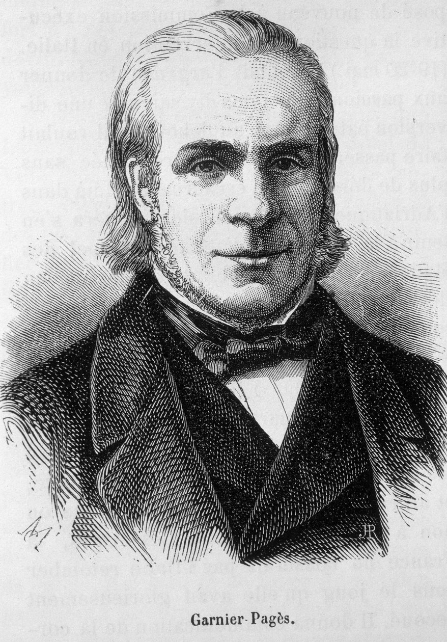 Louis Antoine Garnier Pagès, French politician. - engraving by Unknown artist