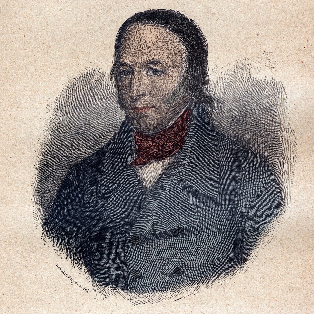 Louis Marie de Lahaye, Viscount de Cormenin (engraving) by Unknown artist