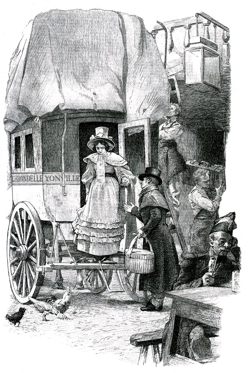Madame Bovary, illustration for Gustave Flaubert