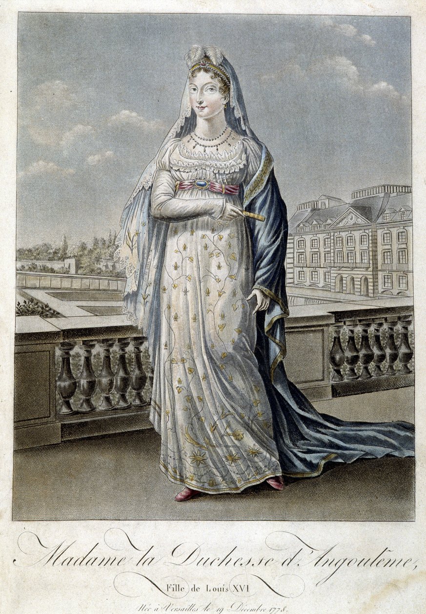 Madame the Duchess of Angouleme (Marie Therese or Madame Royale) by Unknown artist