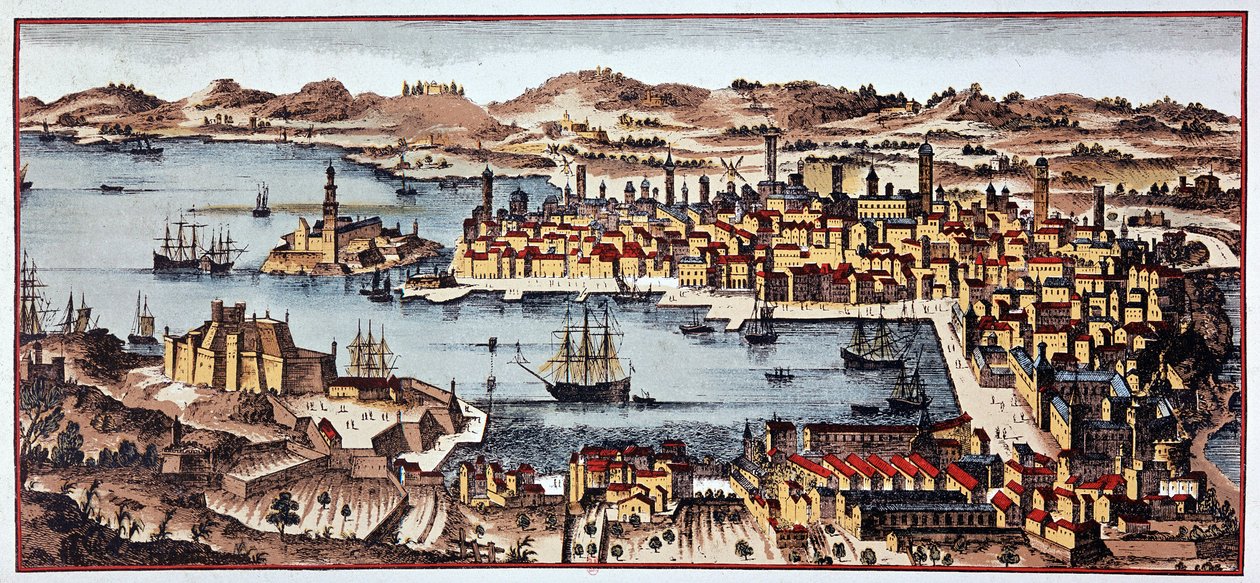 Marseille in 1680 by Unknown artist