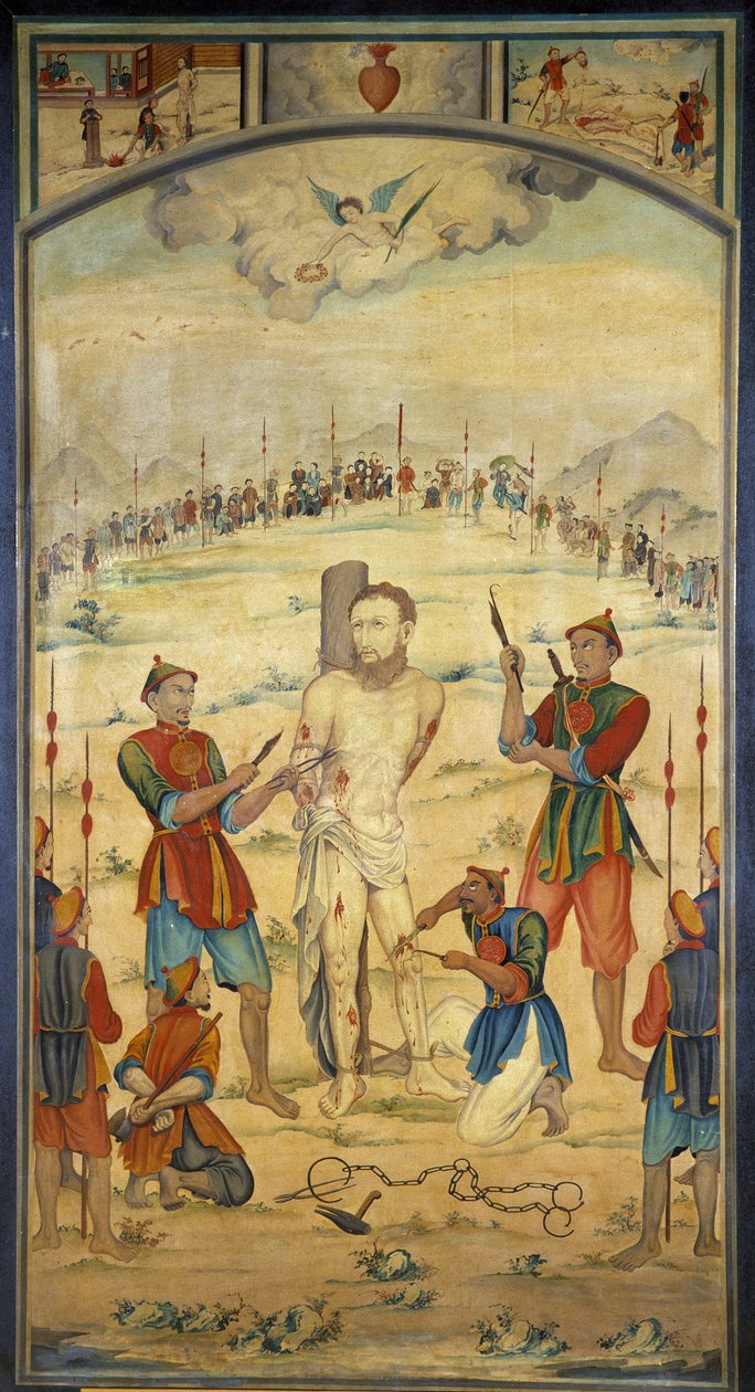 Martyrdom of Blessed Marchand Cochinchine by Unknown artist