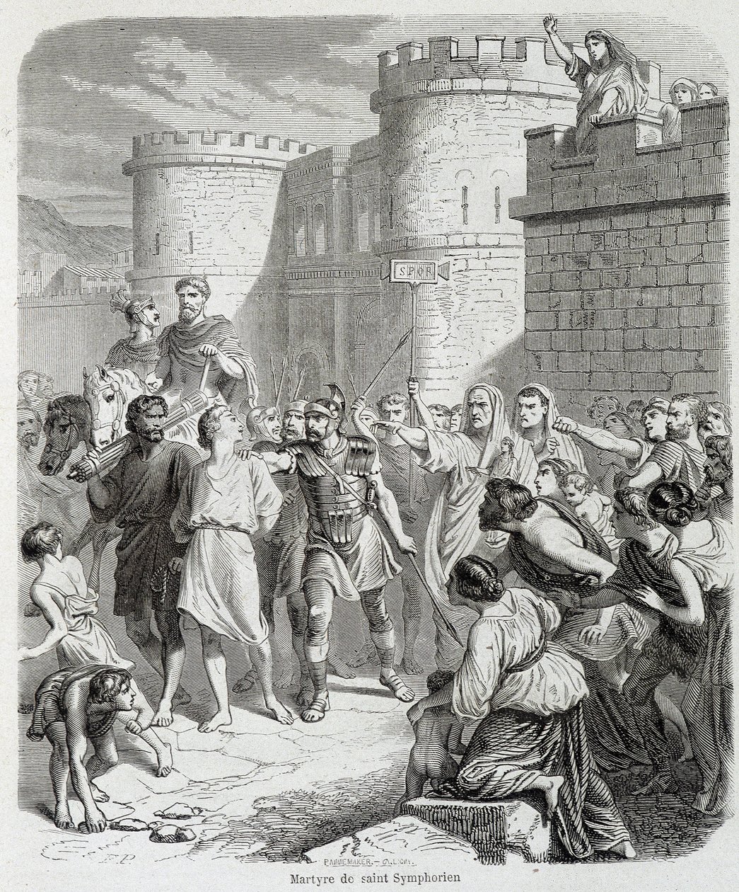 Martyrdom of Saint Symphorien - in 