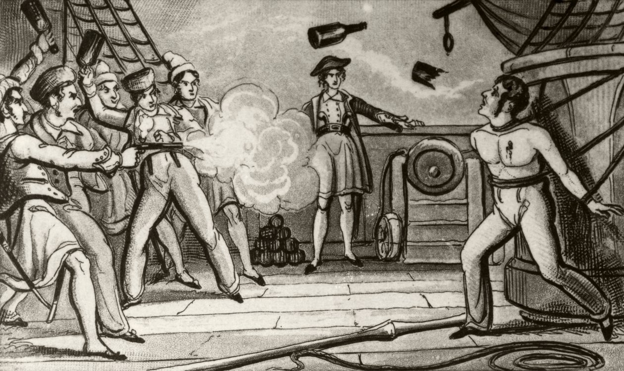 Massacre of Captain Skinner by Unknown artist