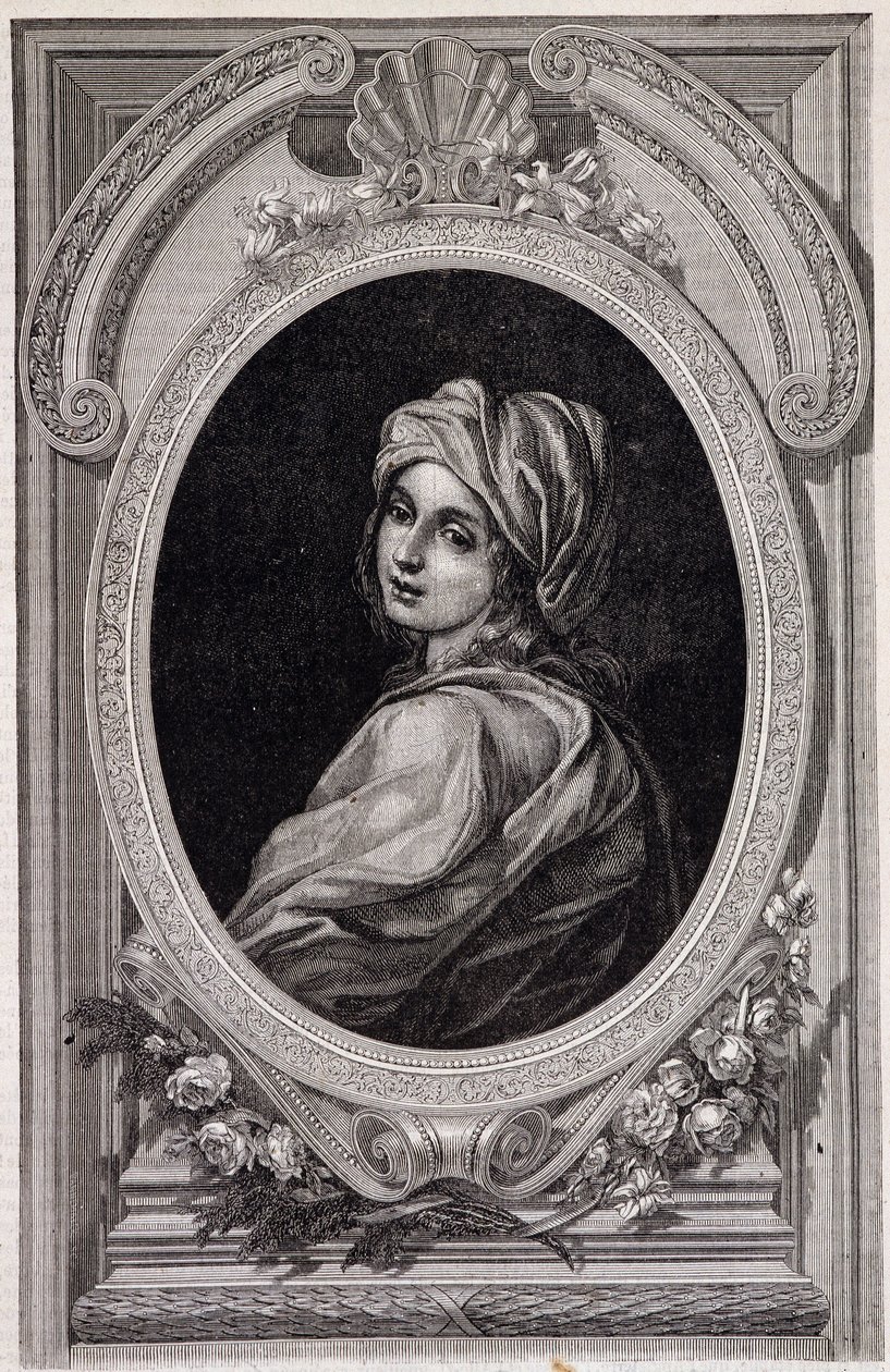 Medallion portrait of Papesse Jeanne - in “Histoire des popes” by Maurice Lachatre by Unknown artist