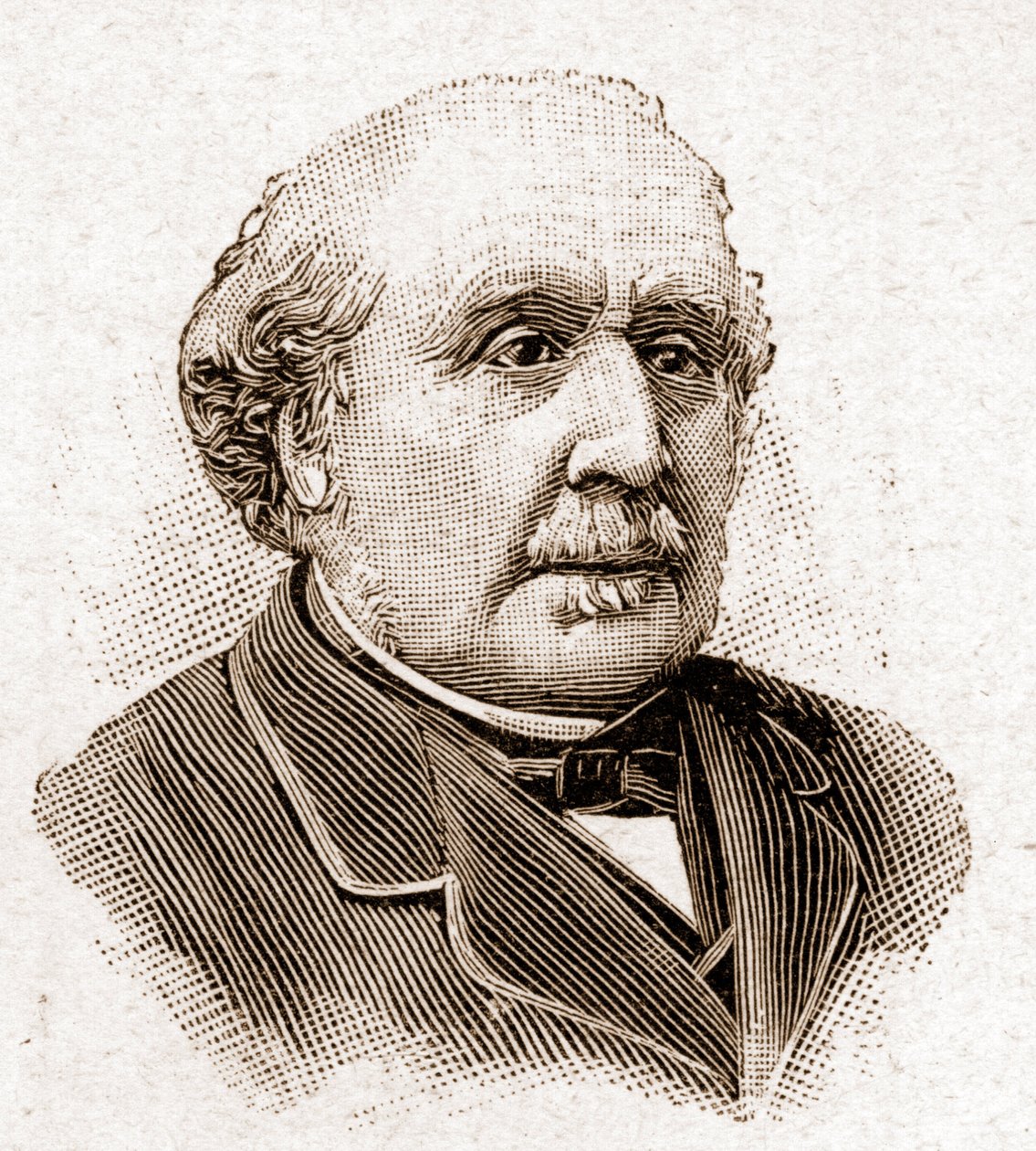 Members of the Academy Francaise in 1895: portrait of Albert, Duke of Broglie, French historian and politician. by Unknown artist