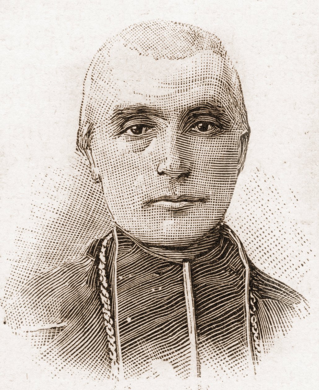 Members of the Academy Francaise in 1895: portrait of Cardinal Adolphe Perraud, French bishop and historian. by Unknown artist