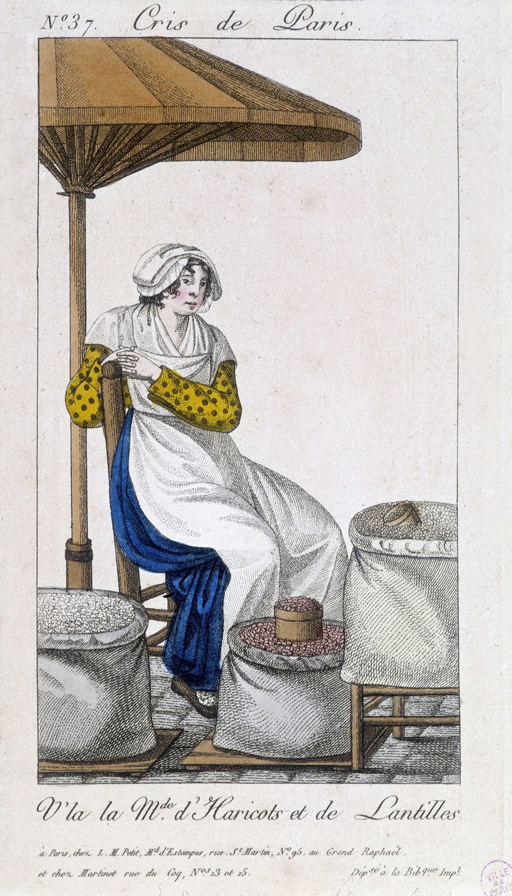 Merchant of Beans and Dried Lentils - in 