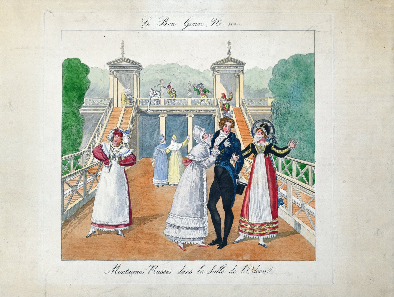 Russian Mountains in the Odeon Hall by Unknown artist