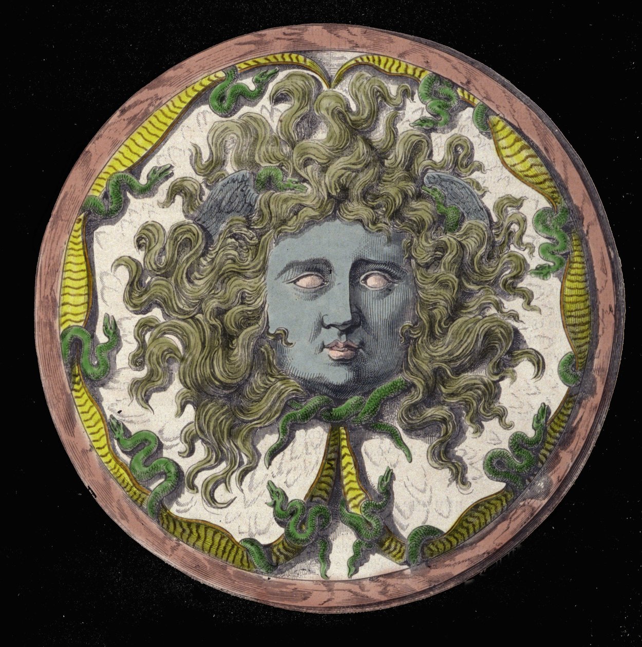 Mythology: representation of the Medusa, one of the three Gorgons by Unknown artist