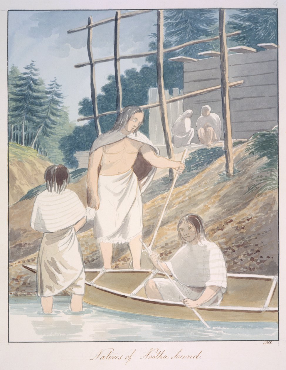 Natives of Nootka Sound, c.1843-50 by Unknown artist