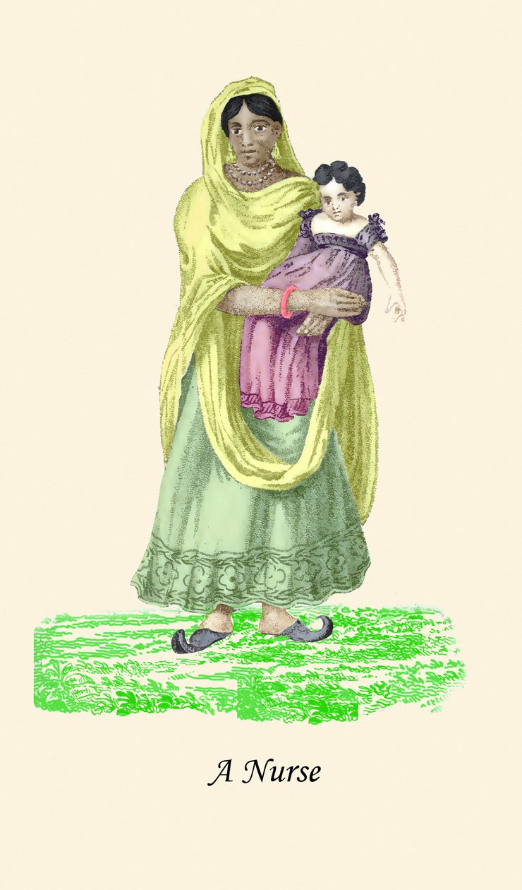 Nurse with Baby by Unknown Artist