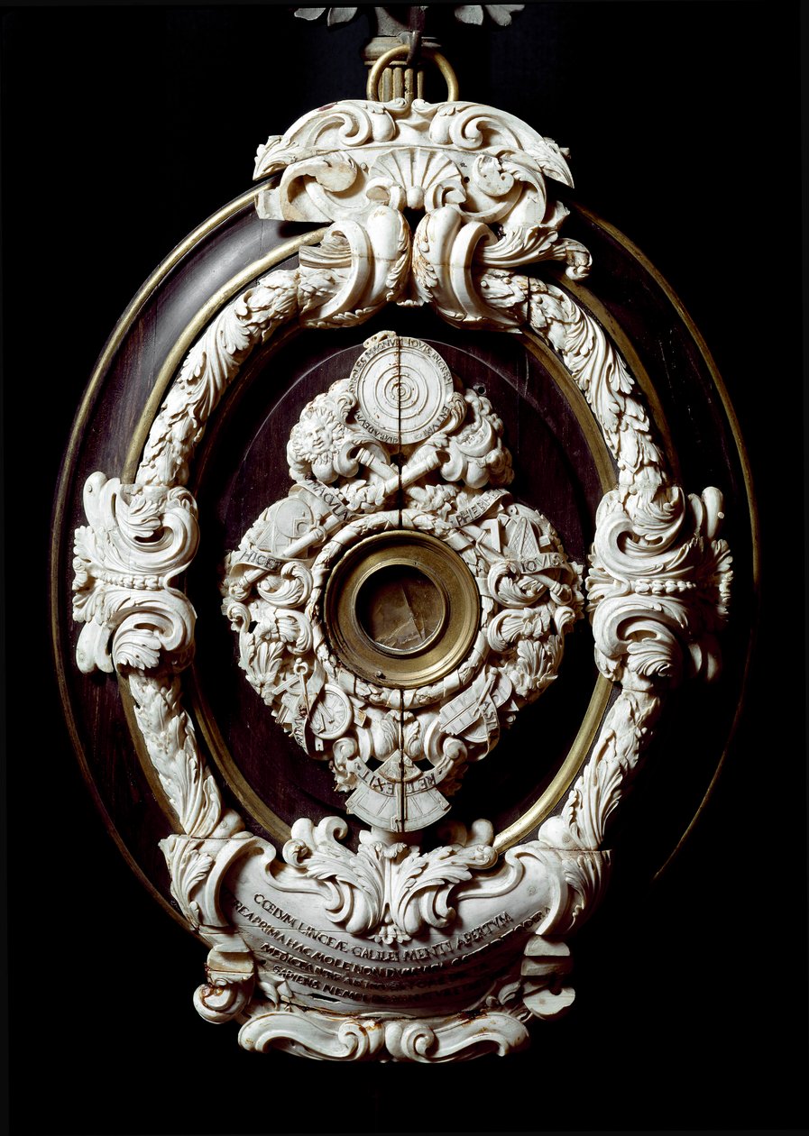 Objective Lens of the Astronomical Bezel of Galileo Galilei (1609-1610). Museo di Storia della Scienza, Florence by Unknown artist