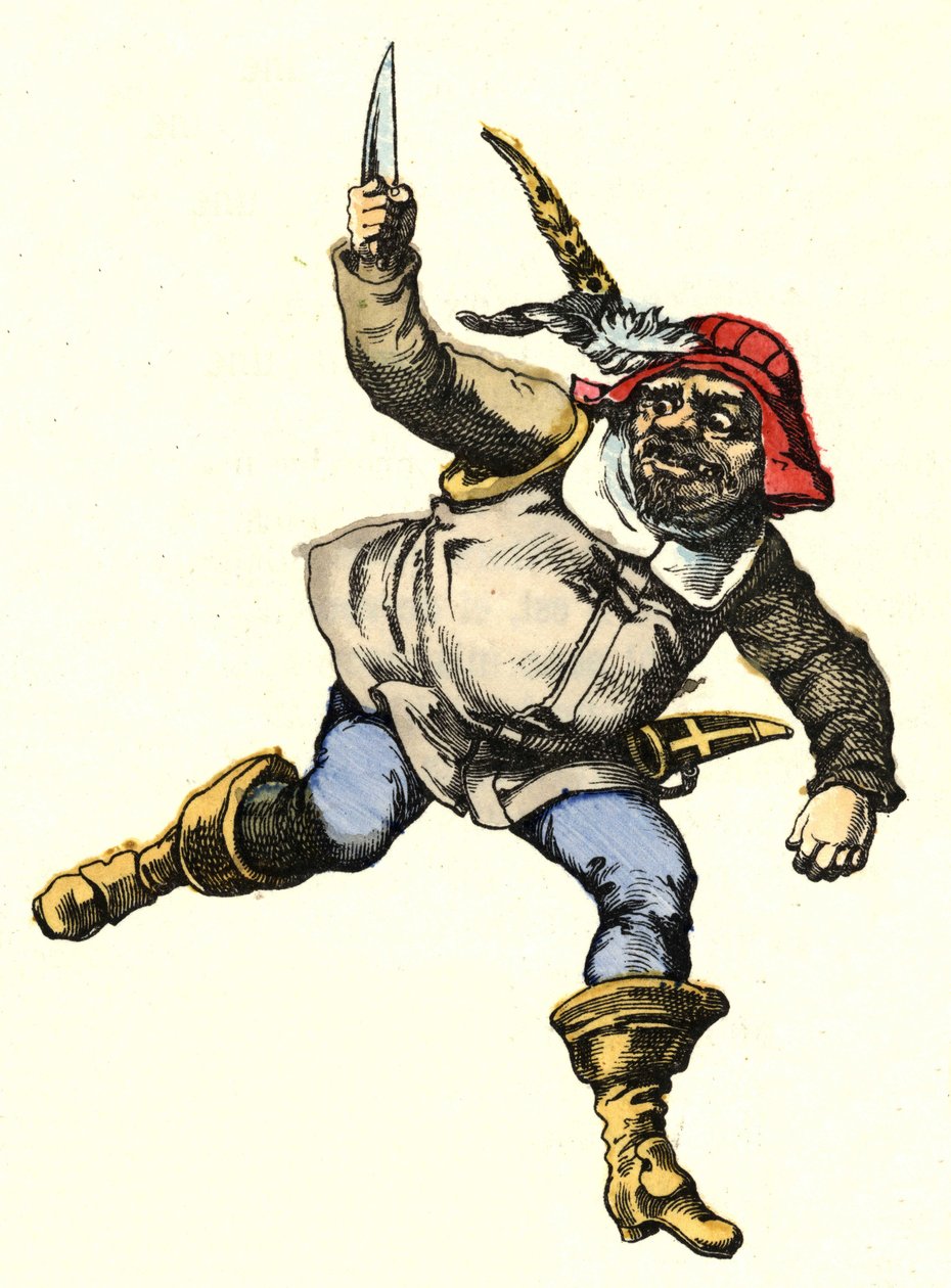 Ogre. Illustration of the tale 
