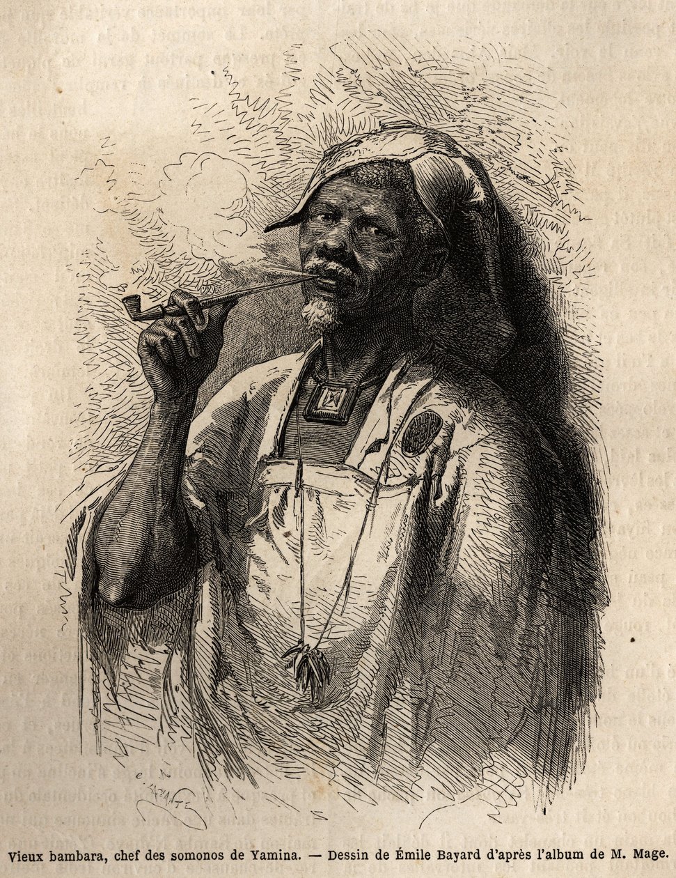 Old Bambara, Chief of Tribe in Yamina by Unknown artist