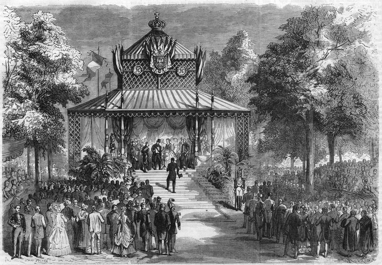 Orleans Festival: visit of Emperor Napoleon III by Unknown artist