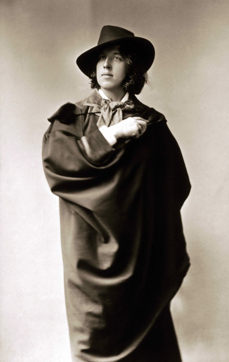 Oscar Wilde (1854 - 1900) around 1882 by Napoleon Sarony by Unknown artist