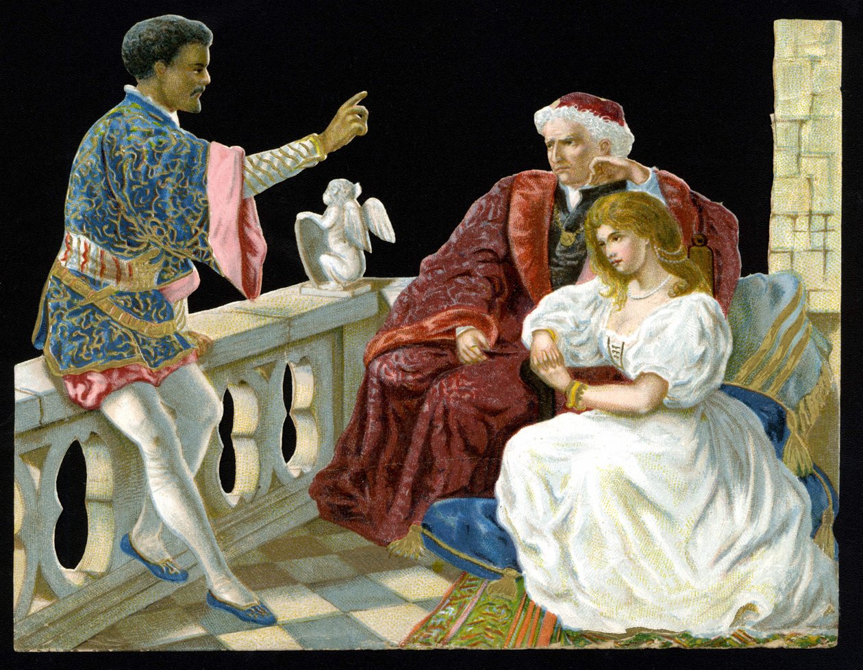 Othello, Desdemona and Iago in 
