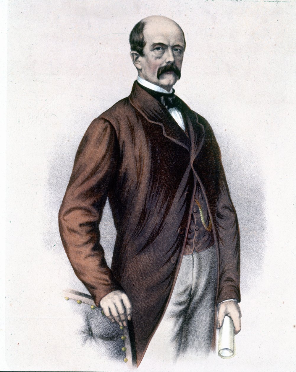 Otto, Prince von Bismarck, German statesman. by Unknown artist