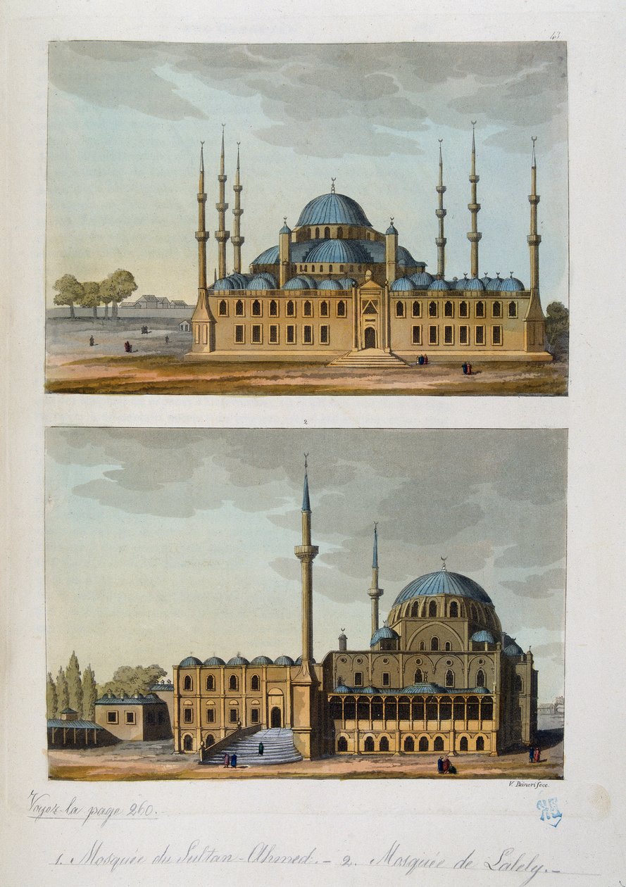 Ottoman Empire: Blue Mosque (or Sultanahmet Camii) built by Sultan ...