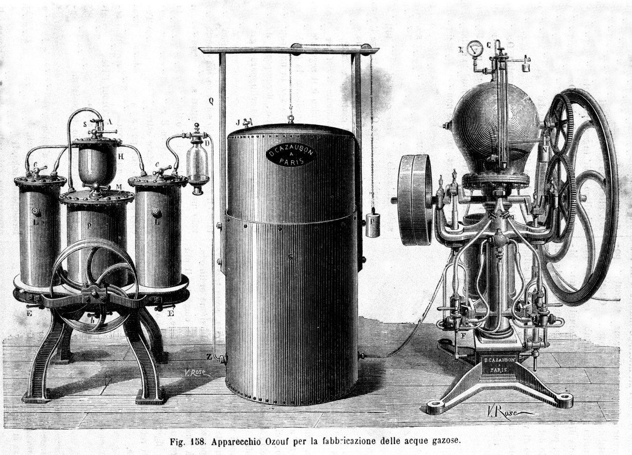 Ozouf apparatus for the manufacture of carbonated water by Unknown artist