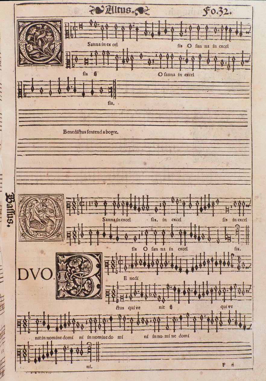 Page from Liber octo missarum by Unknown artist