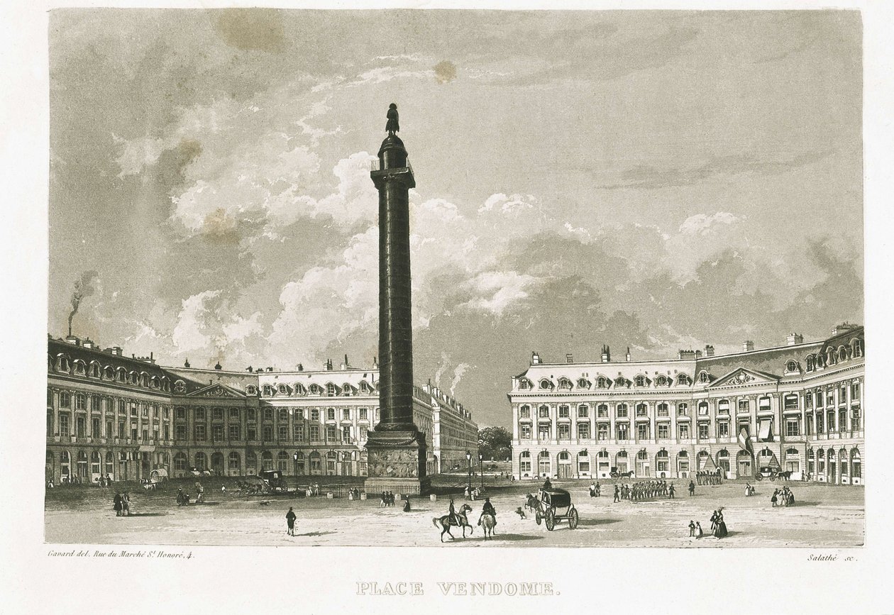 Paris. Place Vendome by Unknown artist: Buy fine art prints