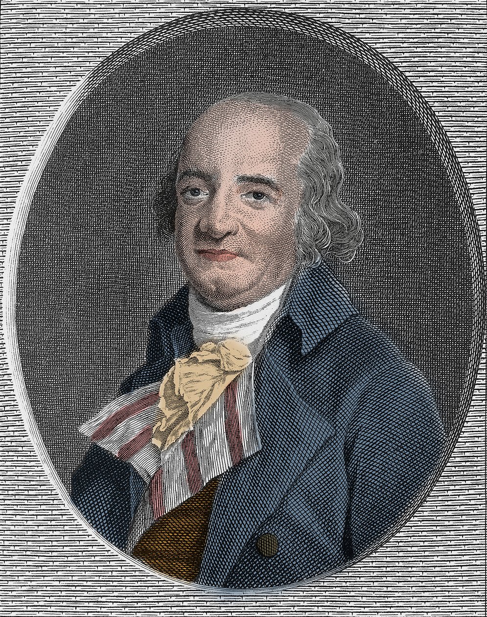 Portrait of Pierre Samuel du Pont de Nemours (1739-1817), entrepreneur and economist by Unknown artist