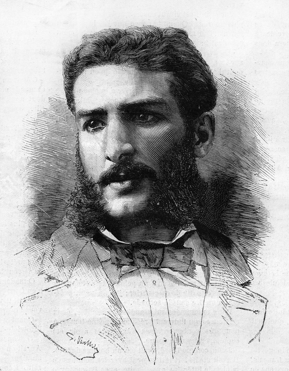 Pierre Savorgnan de Brazza (1852-1905), French explorer in 1882 by Unknown artist