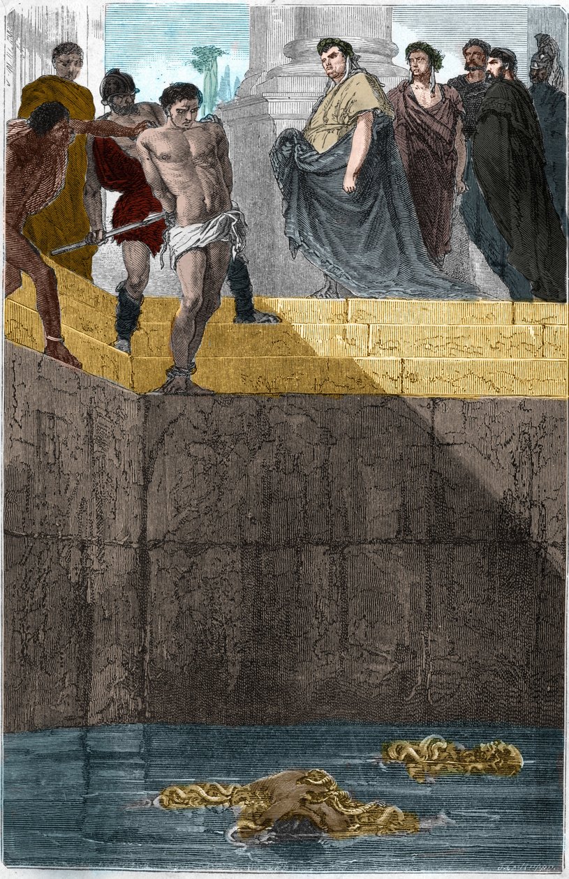 Pollion Vedius, Roman gastronome, famous for his cruelty towards his slaves by Unknown artist