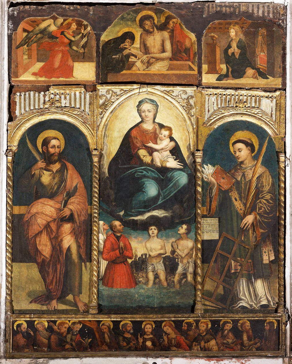 Polyptych of Our Lady of the Snow and Child by Unknown artist