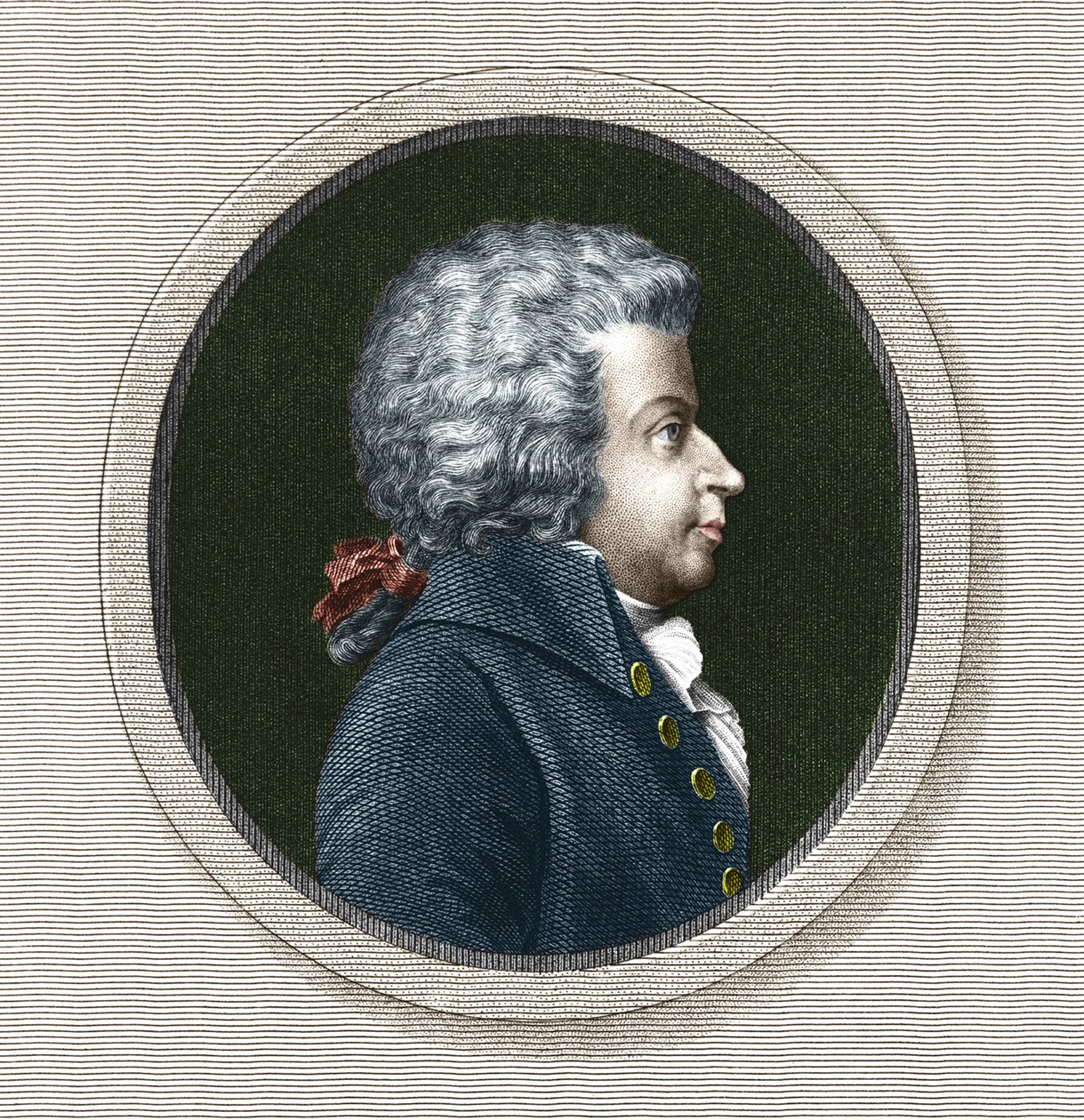 Portrait of Wolfgang Amadeus Mozart (1756-1791) by Unknown artist