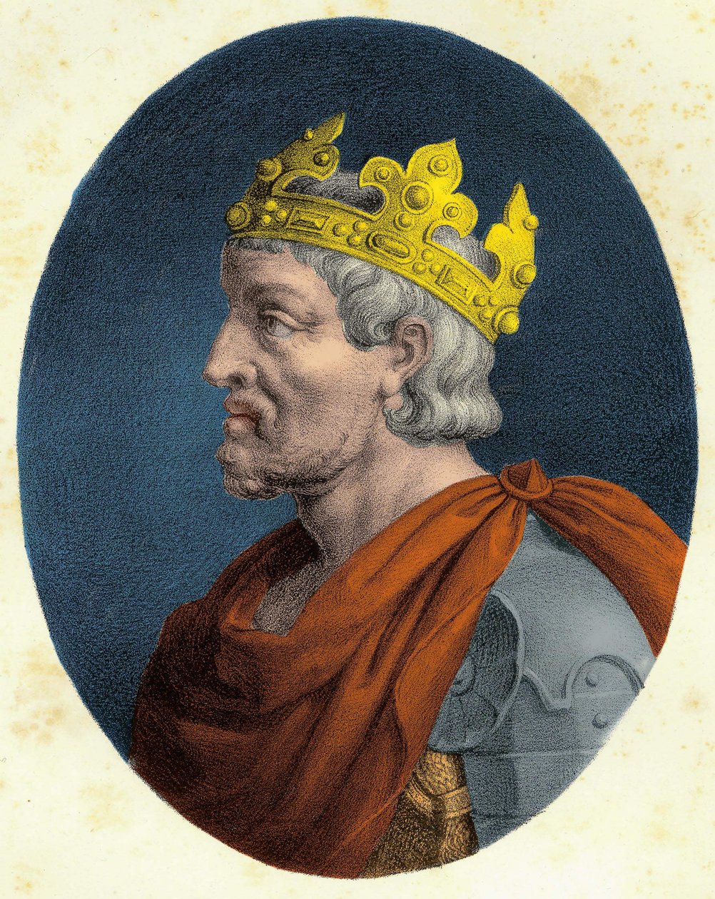 Portrait of Pepin the Short (c. 714-768) by Unknown artist