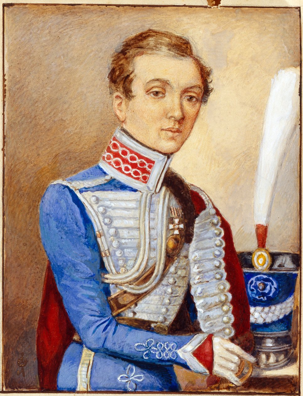 Portrait of Nadezhda Durova by Unknown artist
