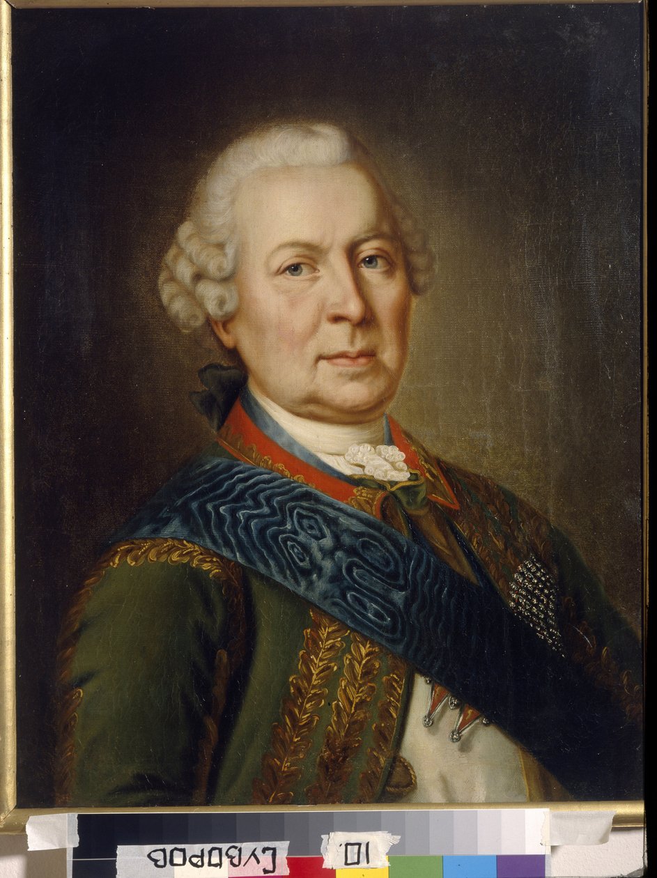 Portrait of Count Burkhard Christoph von Munnich by Unknown artist