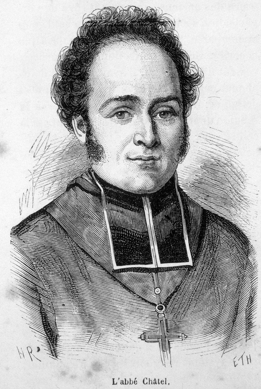 Portrait of Abbé Ferdinand François Chatel (1795-1857), Founder of the French Church at the Time of the July Revolution by Unknown artist