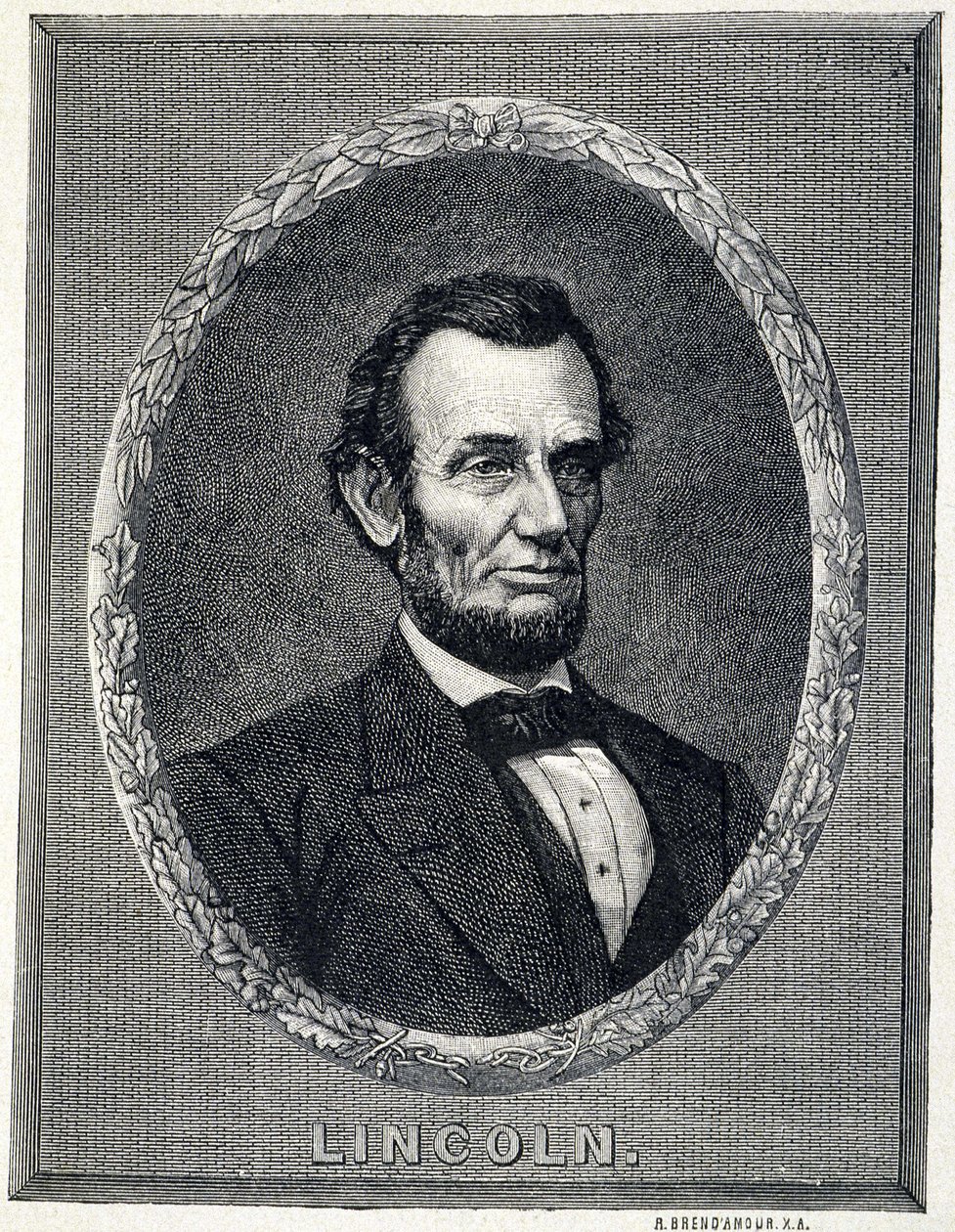 Portrait of Abraham Lincoln (1809-1865), President of the United States of America by Unknown artist