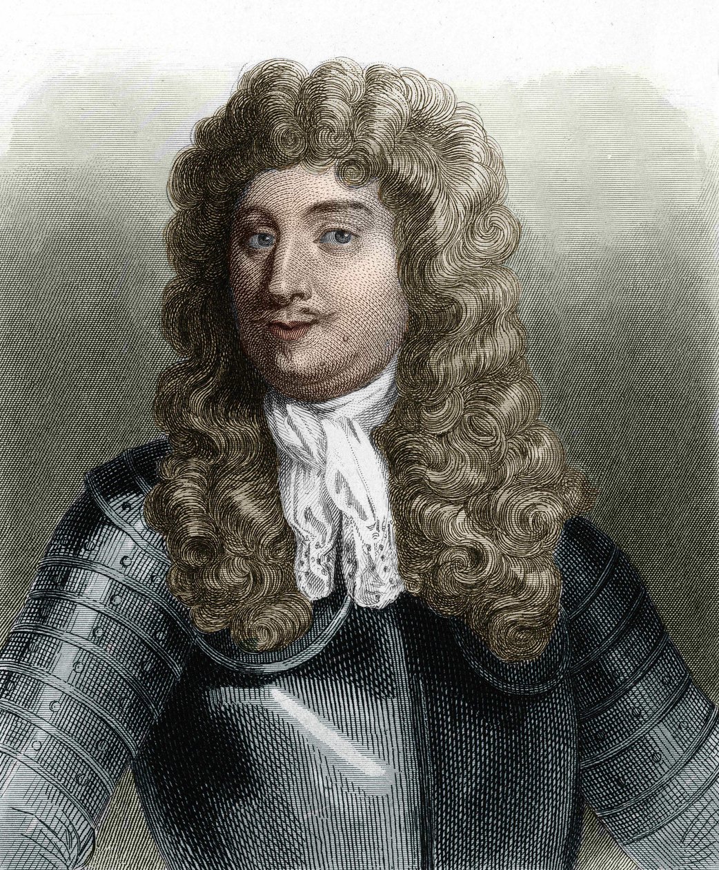 Portrait of Abraham, Marquis Duquesne (1610 - 1688), French sailor - in Histoire des Français par Lavallée, engraving, sd. by Unknown artist