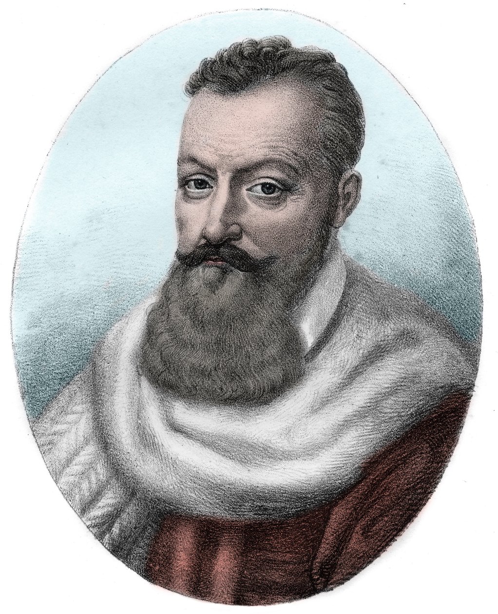 Portrait of Achilles de Harlay, First President of the Parliament of Paris (1536-1619) by Unknown artist