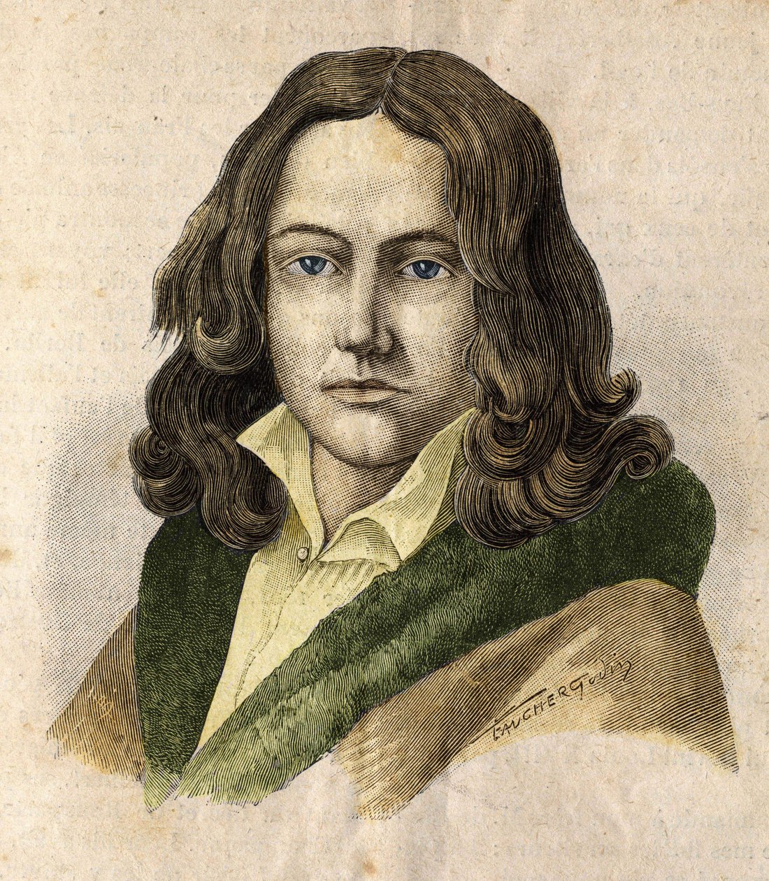 Portrait of Adelbert de Chamisso (1781 - 1838) - in 