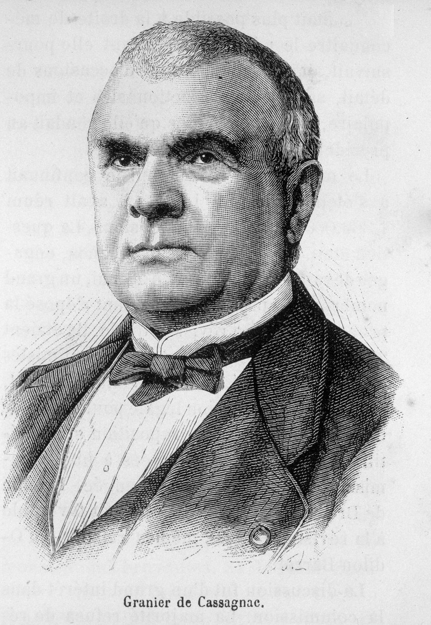 Portrait of Adolphe de Granier de Cassagnac (1808-1880), French journalist and politician by Unknown artist
