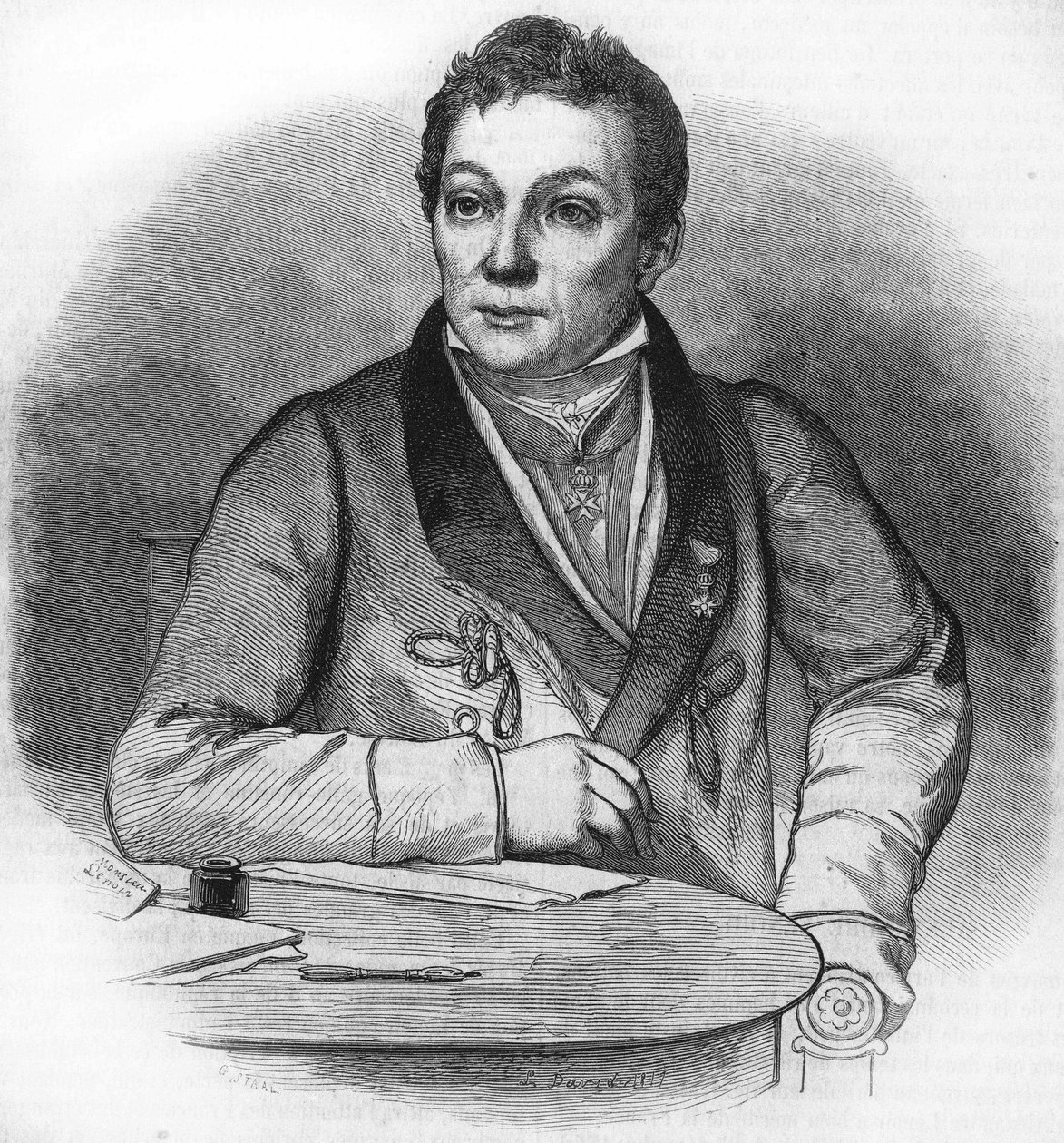 Portrait of Alexandre Lenoir, French archaeologist (1761 to 1839) by Unknown artist