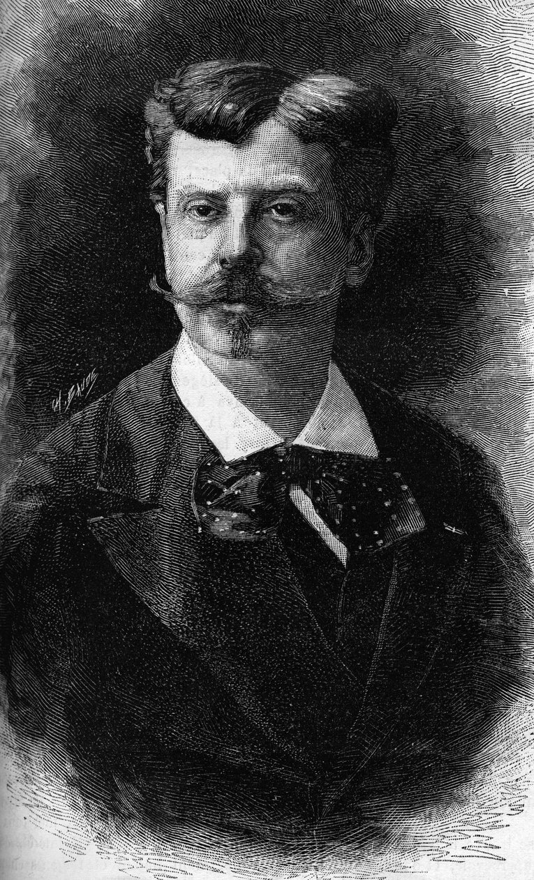 Portrait of Alphonse de Neuville, French painter (1835-1885) by Unknown artist