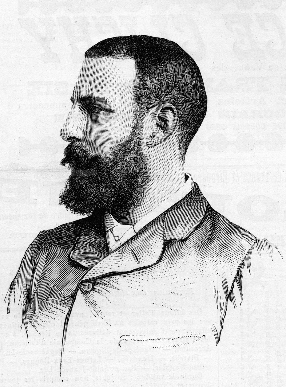 Portrait of American writer Francis Marion Crawford in 1887 by Unknown artist