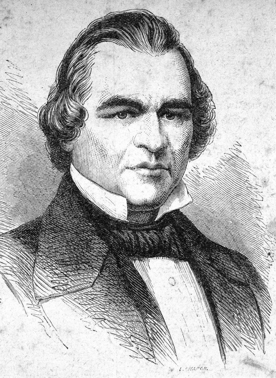 Portrait of Andrew Johnson (1808 - 1875) American statesman - in 