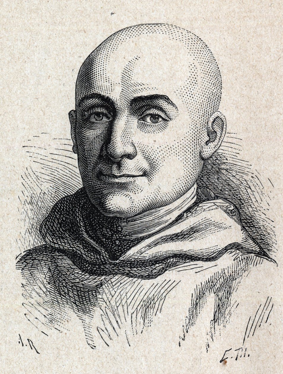 Portrait of Antoine Christophe Gerle, French Religious by Unknown artist
